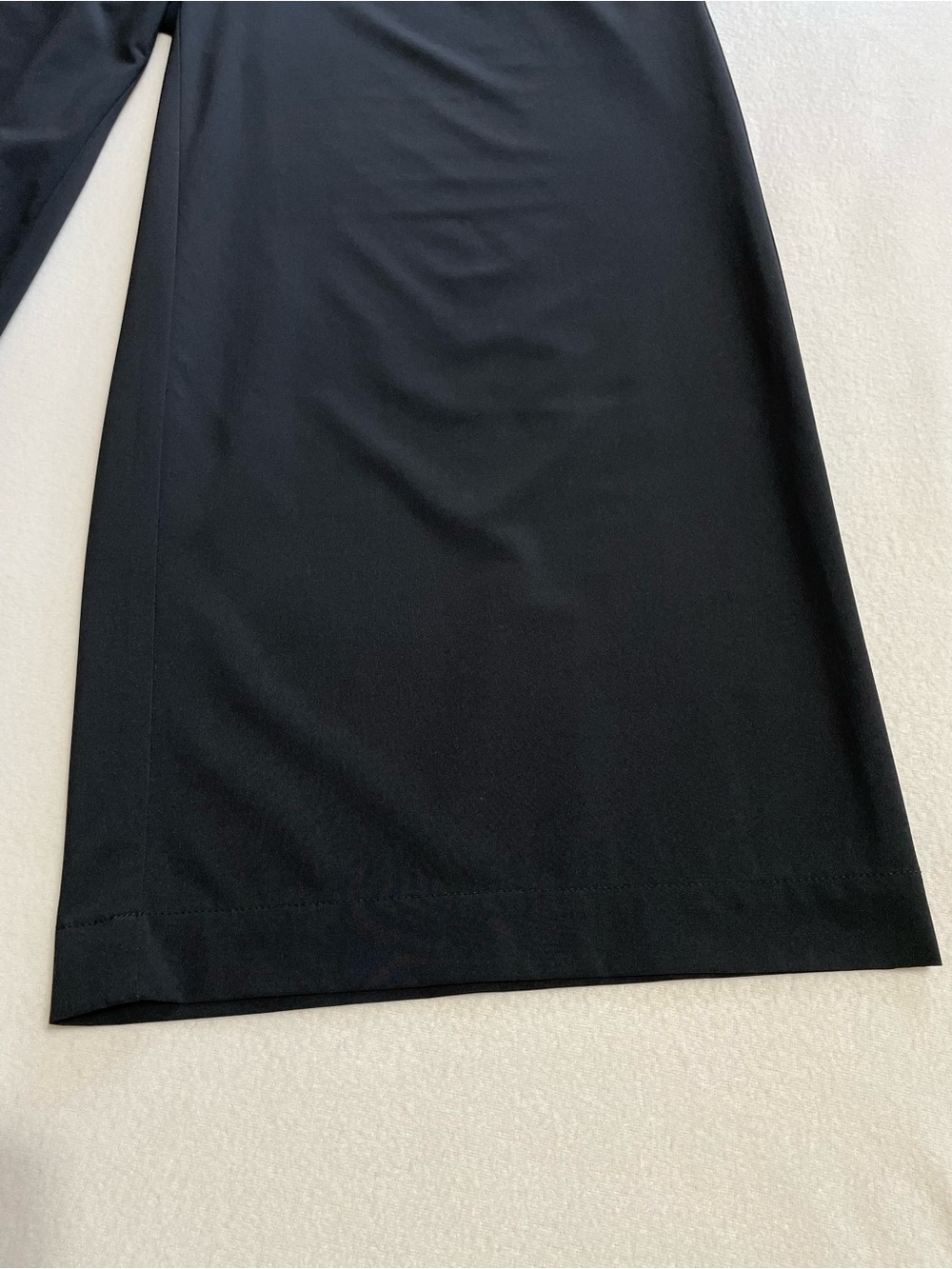 Athleta Brooklyn Wide Leg Crop Pants Black Elastic Waist Travel Athleisure - Picture 9 of 15